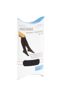 Enkel Hverdag Flystrømper sort