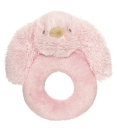 Teddyekompaniet Lollie Bunnies rangle lyserosa
