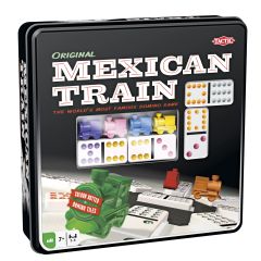 Mexican train i tinnboks ingen.