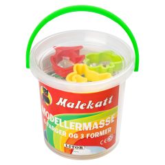 Malekatt modellermasse i bøtte original