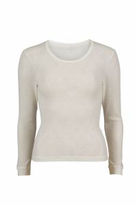 Iris ulltrøye med lange ermer offwhite