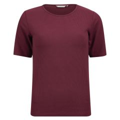 Poppy ribbestrikket t-skjorte .