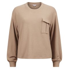Hannah genser Mørk beige