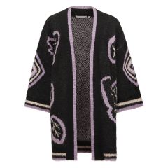 Lolly lang cardigan Sort