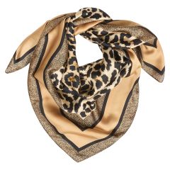Mona skjerf 70*70 cm Brun