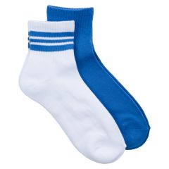 Tennissokk 2 pk dame Blå