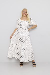 Kjole Nanette Beige