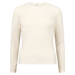 Trøye Fauna med lang arm Offwhite