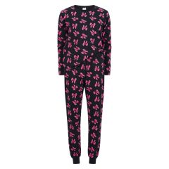 Sløyfe Pyjamas Sort-rosa
