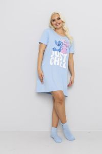 Oversize t-skjorte Stitch Blå