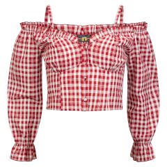 Oktoberfest bluse Ursula Rød