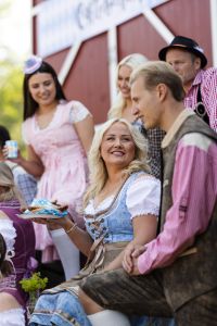 Oktoberfestkjole Adelheid Blå