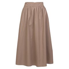 Skjørt Poplin Beige