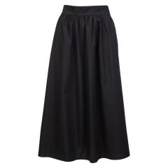 Skjørt Poplin Sort