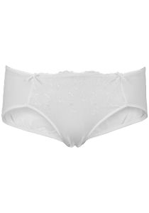 Ann truser med broderi 2 pk hvit