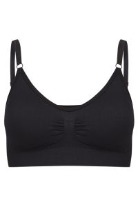 Basic Emily sømløs bh sort