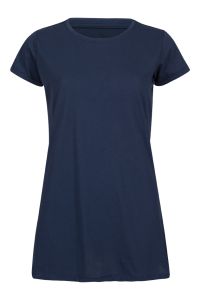 Basic Piper lang t-skjorte marine