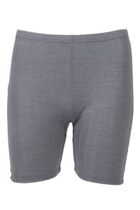 Eva shorts i merinoull/silke grå