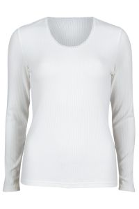 Nightwear Halley langermet pyjamastopp offwhite