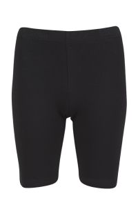 Basic Piper sykkelshorts i bomull sort