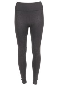 Basic Nova Seamless leggings med børstet innside sortmønstret
