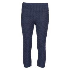 Oceana capri leggings med mønster blå