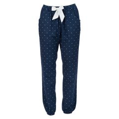 Pyjamasbukse i flanell Marine