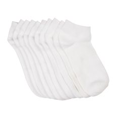 Bambus-sokker sneakers 5 pack hvit