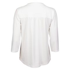 Bluse med knapper Britney Offwhite