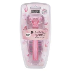 Sence Razors 1st Triple Blades og 3 påfyll for dame standard