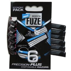 Body-X Fuze Razors Men 6pcs original