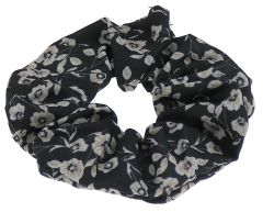 Schrunchie blomstret Brun