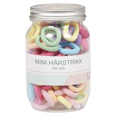 Mini hårstrikk i krukke 