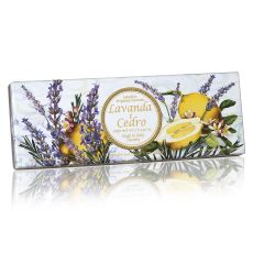 Fiorentino Lavender & Cedar 3 x 100 g Gaveeske Lavendel & Cedro