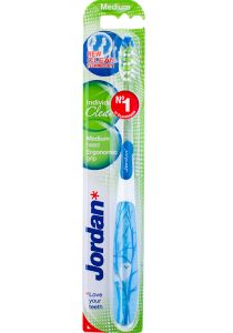 Jordan individual clean medium tannbørste medium