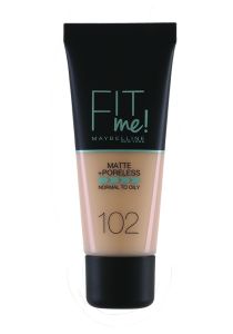 Maybelline Fit Me Matte & Poreless Foundation 102 fair ivory