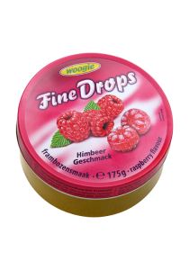 Woogie Fine Drops med Bringebærsmak bringebær