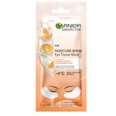 Garnier Eye Tissue Mask Orange juice & Hyaluronic Acid orange juice