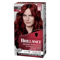 Schwarzkopf Brillance permanent hårfarge brillance 872 intens red