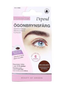 Depend Øyenbrynsfarge brunsvart