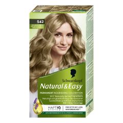 Schwarzkopf Natural & Easy hårfarge 542 opal medium ashblond