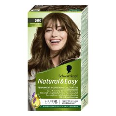 Schwarzkopf Natural & Easy hårfarge 560 cashmerelightbrown
