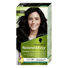Schwarzkopf Natural & Easy hårfarge 590 ebony black