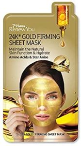 24 KGold firming ansiktsmaske amino acids & star anise