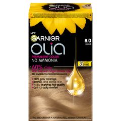 Olia Permanent Hårfarge 8.0 blond.