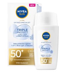 NIVEA Sun Face Triple Protect, 40ml