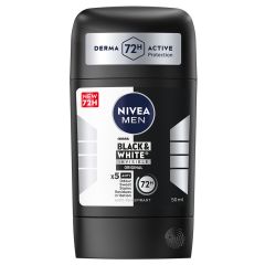 NIVEA Men Deo B&W Invisible Stick, 50ml