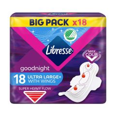 Libresse Bind Ultra Goodnight Wing Big Pk 18 stk Ultra large
