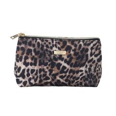 Clasic Toalettmappe til Dame Leopard Små brun