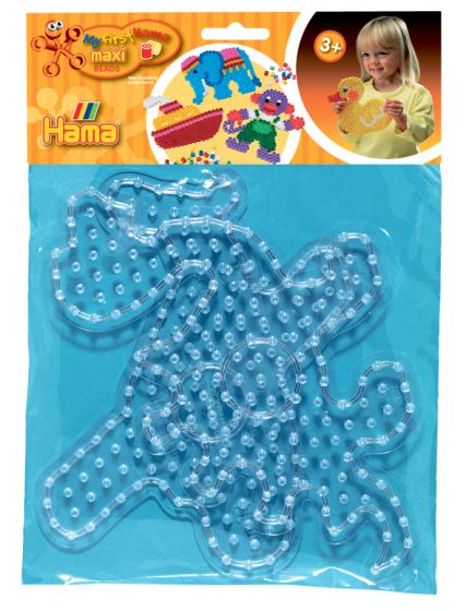 Hama Maxi perlebrett dinosaur og fly, 2 stk standard